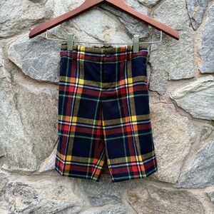Gucci Plaid Wool Shorts